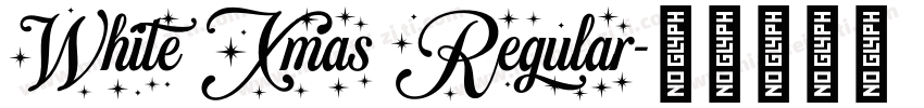 White Xmas Regular字体转换
